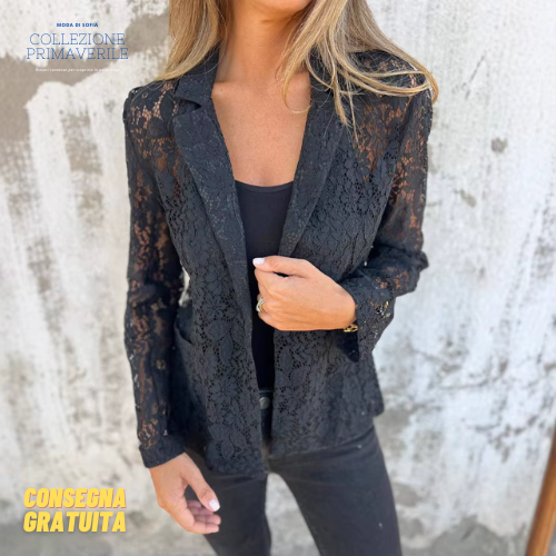 Blazer in Pizzo – Eleganza e Raffinatezza senza Tempo
